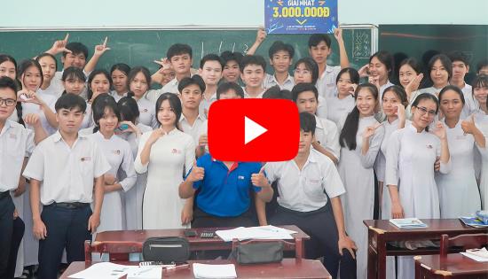 Trao giải Cùng nhau đóng băng 2025 tại THPT Phan Ngọc Tòng - Bến Tre